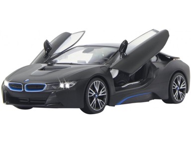 JAMARA Auto na daljinsko upravljanje Delux BMW I8, crni, 1:14