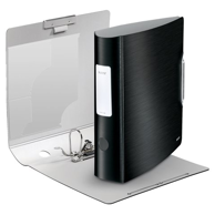 LEITZ Mapa za dokumente s prstenom 11080094, crna
