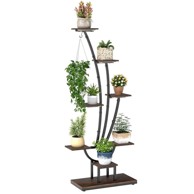 NORTHIX Stalak za biljke s LED rasvjetom, 8 razina, 156 cm