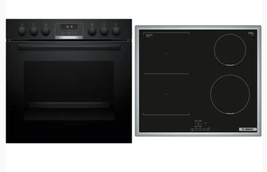BOSCH Štednjak HND616LS68 Series 6, crna, nehrđajući čelik