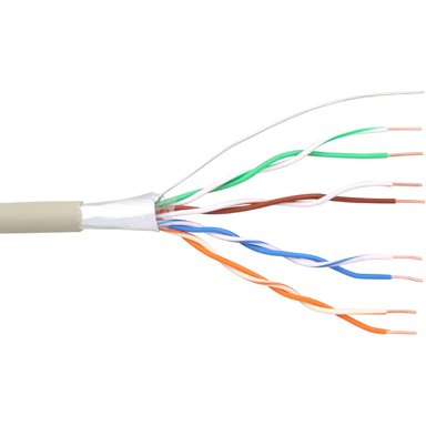 INLINE Telefonski kabel 69987, 100 m, bež