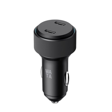 WATA Auto punjač 60W USB-C, crna