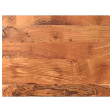 Stolna ploča 90x60x2,5 cm pravokutna masivno drvo bagrema 25 mm, prirodna