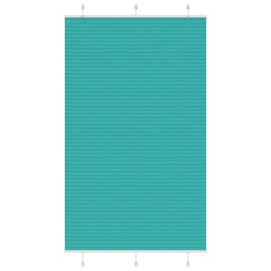 Plisirana zavjesa, 115 x 200 cm, širina tkanine 114,4 cm, poliester, petrolej zelena