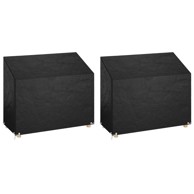 Navlake za vrtnu klupu s 8 ušica 2 kom 160 x 70 x 70/88 cm PE