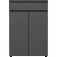 GERMANIA Antracitno sivi ormarić, 81x120 cm Bedano
