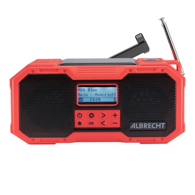 ALBRECHT Radio DR 112, DAB+, ručna kurbla, vanjska uporaba