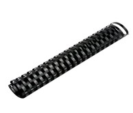 KLIPKO spirale PVC, 32 mm, ovalne, crne