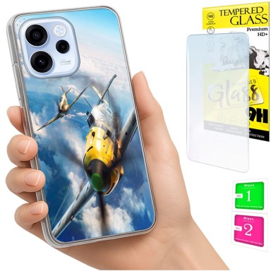 Torbica za Oppo Reno 15F / 15F FS fotografija stražnja maska futrola + 9H staklo