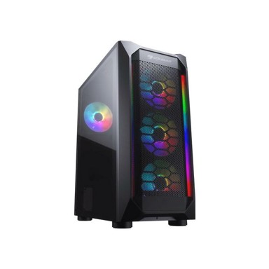COUGAR Kućište MX410 Mesh-G RGB, mid tower, ATX, crno