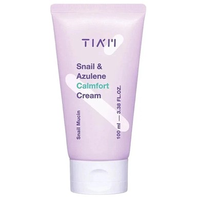 TIAM Snail & Azulene Calmfort Cream, Umirujuća krema za lice 100 ml