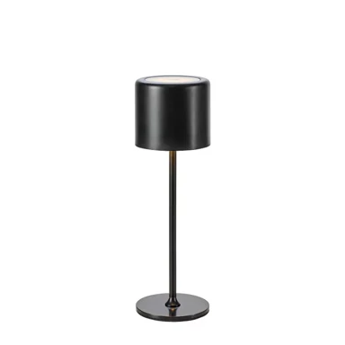 Stolna lampa Filo Rechargeable, LED, IP44, mat crna