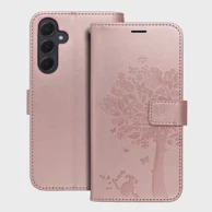 MEZZO Preklopna torbica Book Case za Samsung Galaxy A55 5G, tree rose gold