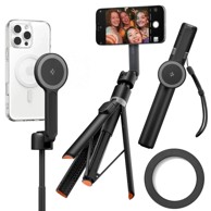 SPIGEN Selfie štap S581W, MagSafe, s tronošcem i Bluetooth, crna
