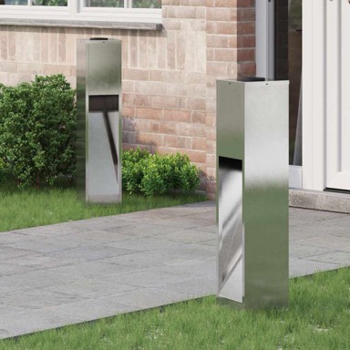 Solarna LED svjetiljka za stazu 2 pcs Nehrđajući čelik