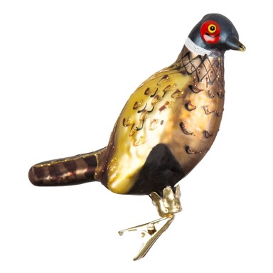 SASS & BELLE Stakleni ukras za božićno drvce 18,5 cm, Bird  