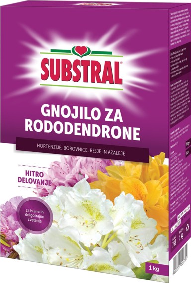 SUBSTRAL Mineralno kruto gnojivo za rododendrone 1 kg