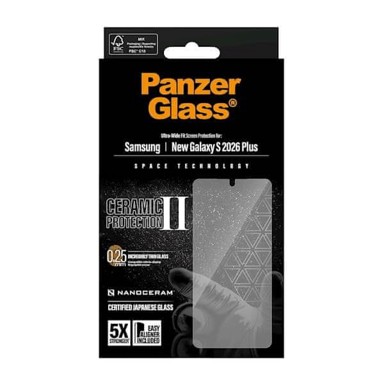 PANZERGLASS Keramičko zaštitno staklo UWF za Samsung Galaxy S26+, model PG50721