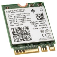 INTEL Bežični adapter Killer Wi-Fi 6E AX1675, WLAN + Bluetooth 5.3, M.2/A-E-key, AX210.NGWG.NVX