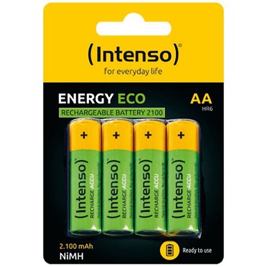 INTENSO Baterije AA HR6, NiMH, punjive, 1.2 V, 2100 mAh, 4kom