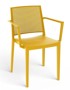 ROJAPLAST Stolica Grid Armchair, senf žuta