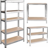 HUMBERG Metalni stalak za odlaganje 4846, 180 x 90 x 40 cm