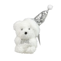 Božićni ukras viseći medvjedić 10x7x6 cm