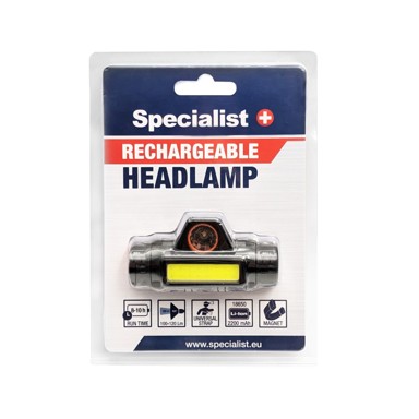 SPECIALIST naglavna lampa 120 lm