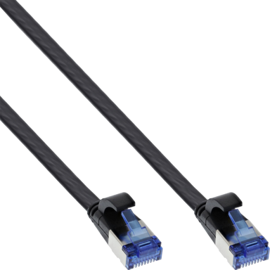 INLINE Mrežni kabel 75713S Cat6a U/FTP, 0,3 m, crni