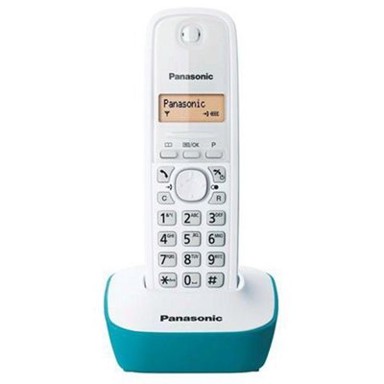 PANASONIC Fiksni telefon KX-TG1611FXC, bežični, bijelo-plavi