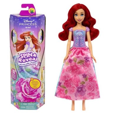 MATTEL Lutka Ariel morska djevojka Spin & Reveal, HTV88