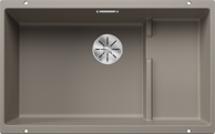 BLANCO Sudoper SUBLINE 700-U Level InFino SILGRANIT pribor 18/10, tartufo