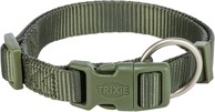 TRIXIE Ogrlica za pse Premium L-XL 40-65 cm/25 mm, maslinasta