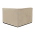 SCANDIC Bež baršunasti kutni element Sting, 96x96x70,05 cm