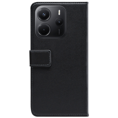 MOBILIZE PU kožna futrola tipa knjige za Redmi Note 14 4G, crna