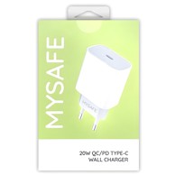 MYSAFE Mrežni punjač L77 KP26663 20 W USB-C, bijela