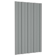 Krovni panel, 12 kom, 80 x 45 cm, sivi