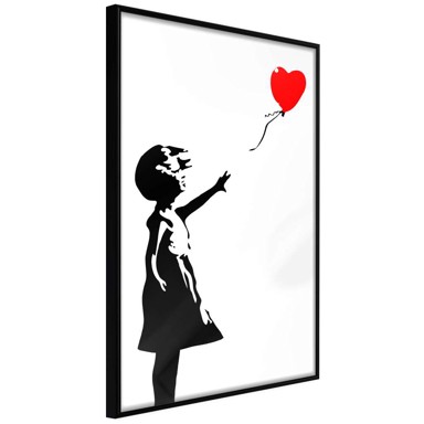 Poster Banksy: Girl with Balloon I 20x30