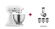 KITCHENAID Kuhinjski robot 4,3 l + dodatak za ribanje, White 5K45SSEFW KSMVSA