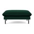 COSMOPOLITAN DESIGN VIENNA Tabure za noge od tamnozelenog baršuna
