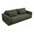 MAKAMII Kaki zelena sklopiva/s prostorom za odlaganje sofa 238 cm Kapua, 238x105x82 cm