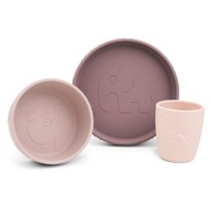 DONE BY DEER Set za jelo Stick&Stay, Deer friends Powder