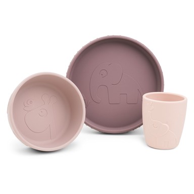 DONE BY DEER Set za jelo Stick&Stay, Deer friends Powder