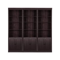 STØRAA Smeđa biblioteka od masivnog bora 222x223 cm Anita 