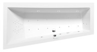 POLYSAN Hidromasažna kada ANDRA L, 170x90x45 cm, Highline Hydro-Air, krom