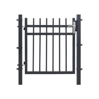 SONGMICS Vrtna vrata 106 x 100 cm, siva