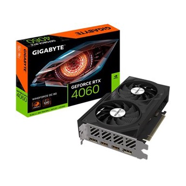 GIGABYTE Grafička kartica GeForce RTX 4060 Windforce OC, 8GB GDDR6