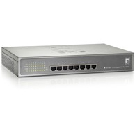 LEVELONE Mrežni preklopnik GEP-0821, 8x GE, 123,2 W, 8x PoE+