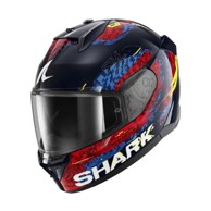 SHARK Kaciga D-SKWAL3 SPEED VIB, crveno-plavo-crna