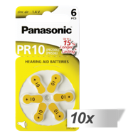PANASONIC Baterija za slušni aparat PR10 Zinc Air